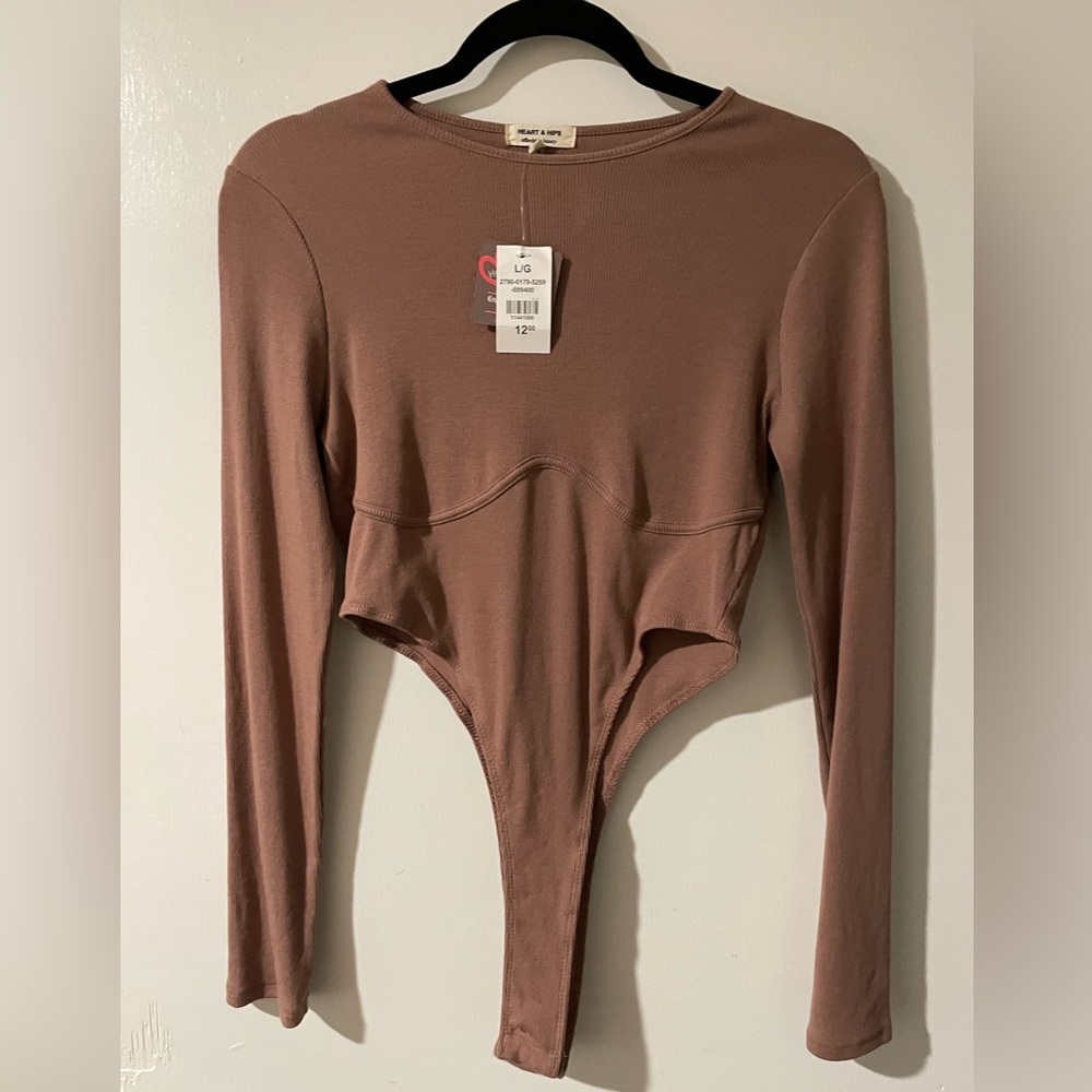 Light brown body suit